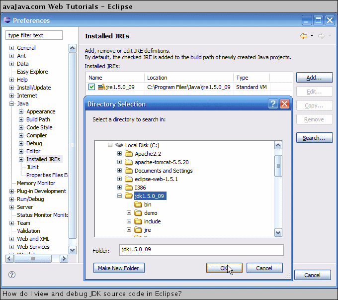 How do I view and debug JDK source code in Eclipse? Web Tutorials