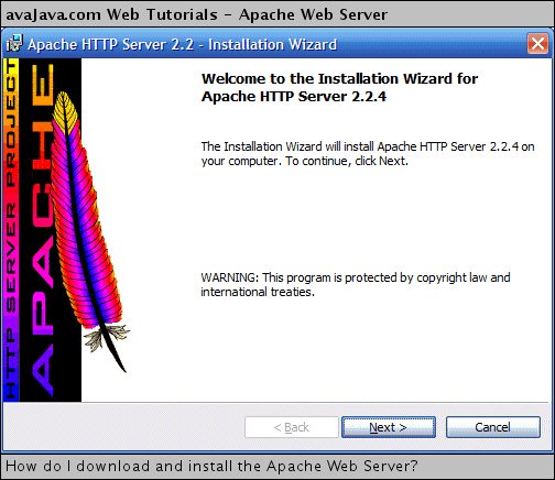 Apache Installation Wizard
