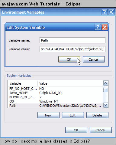Edit System Variable